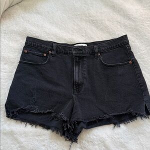 Abercrombie & Fitch Black Jean Shorts